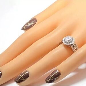 2.50ctw White Sapphire Ring